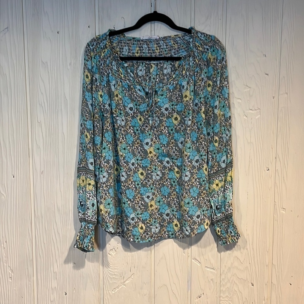 Jane + Delancey Long Sleeve Blouse, Size L
